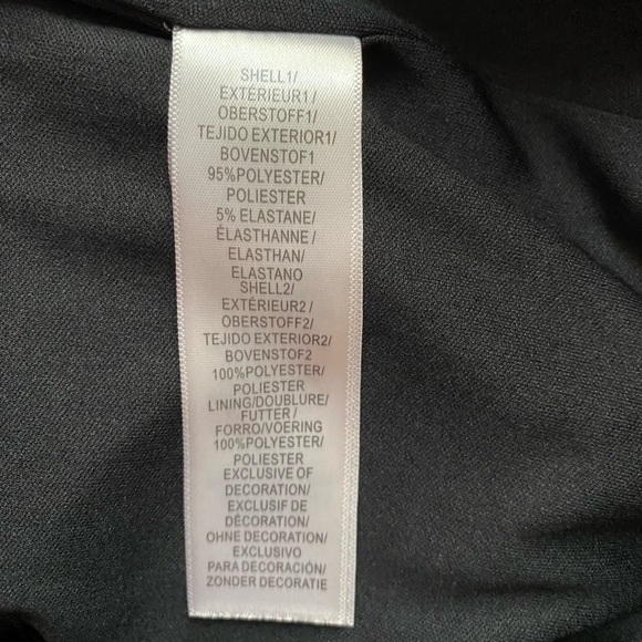 Aidan Mattox Women’s Sleeveless Fringe Metal Grommet Black Cocktail Dress 12 - Picture 11 of 12